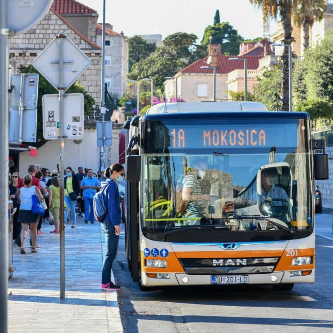 Main bus and taxi station!